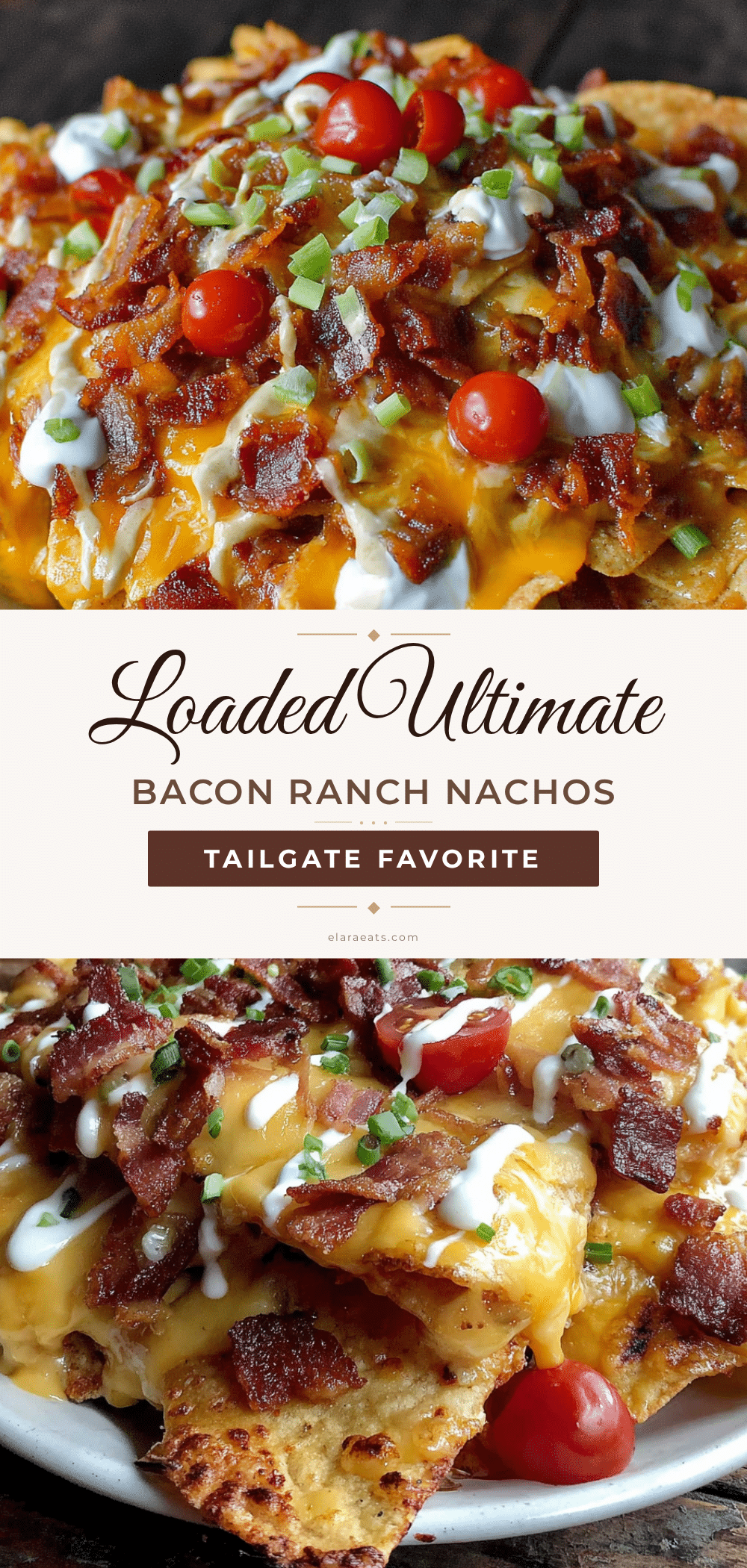 loaded bacon ranch tailgate nachos recipe