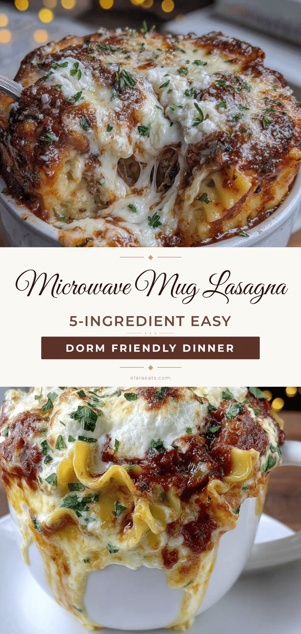 microwave mug lasagna recipe