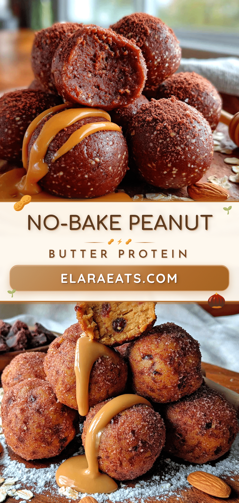 no-bake peanut butter protein balls recipe