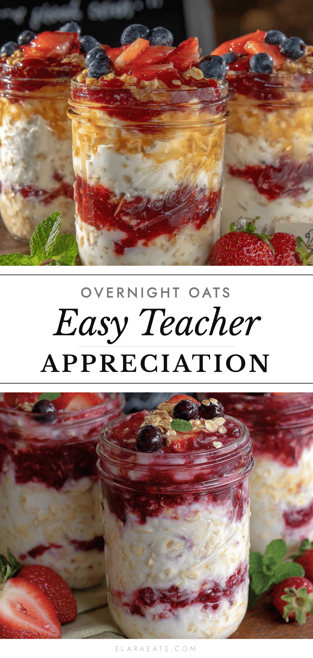 overnight oats teacher appreciation week recipe