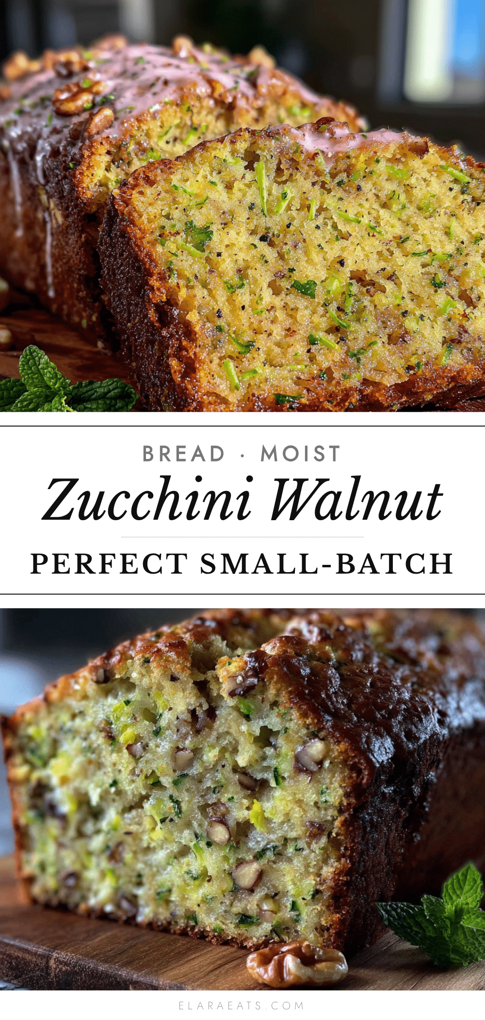 perfect small-batch zucchini walnut bread recipe