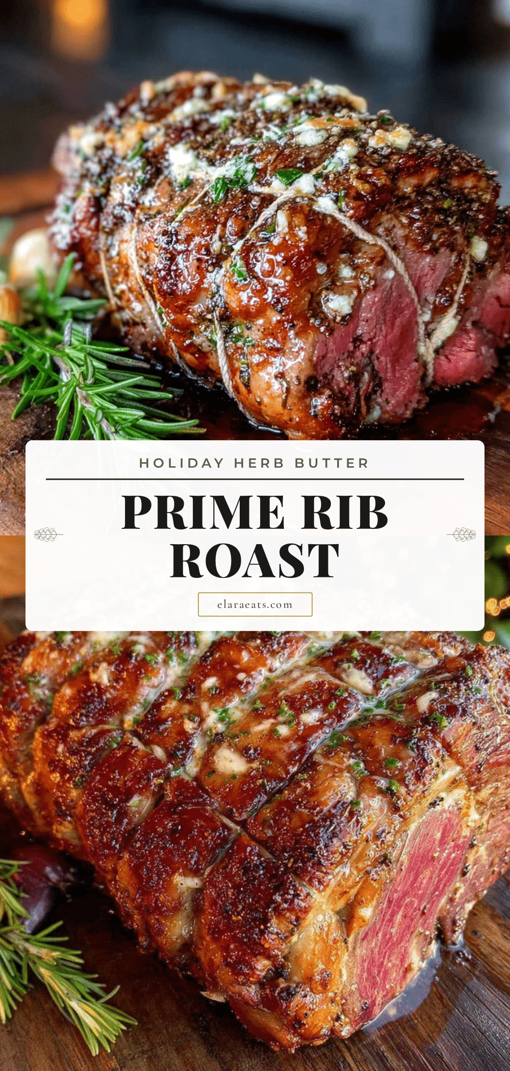 prime rib roast with herb butter recipe