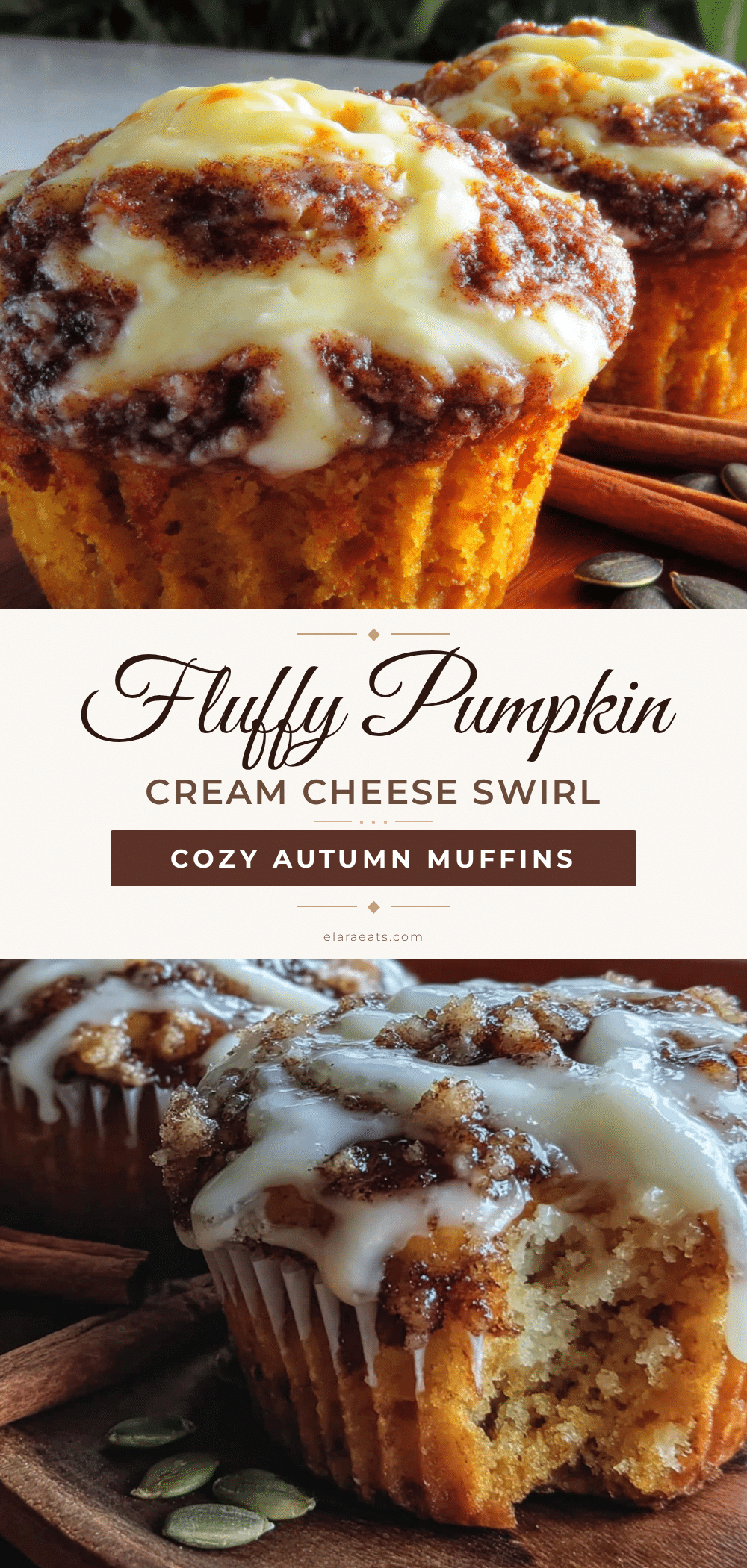 pumpkin cream cheese muffins recipe