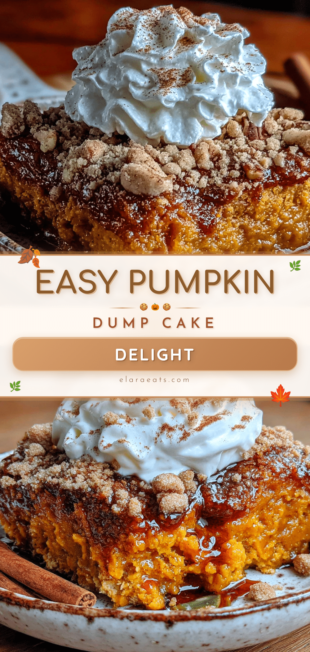 pumpkin dump cake recipe
