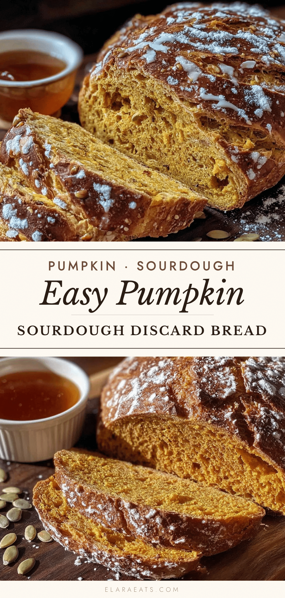 pumpkin sourdough discard bread recipe