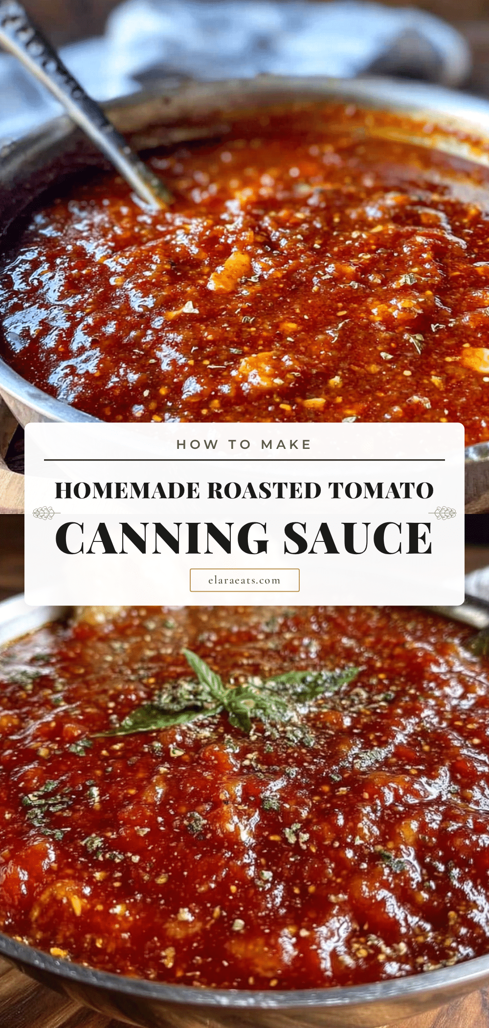 roasted tomato sauce for canning recipe