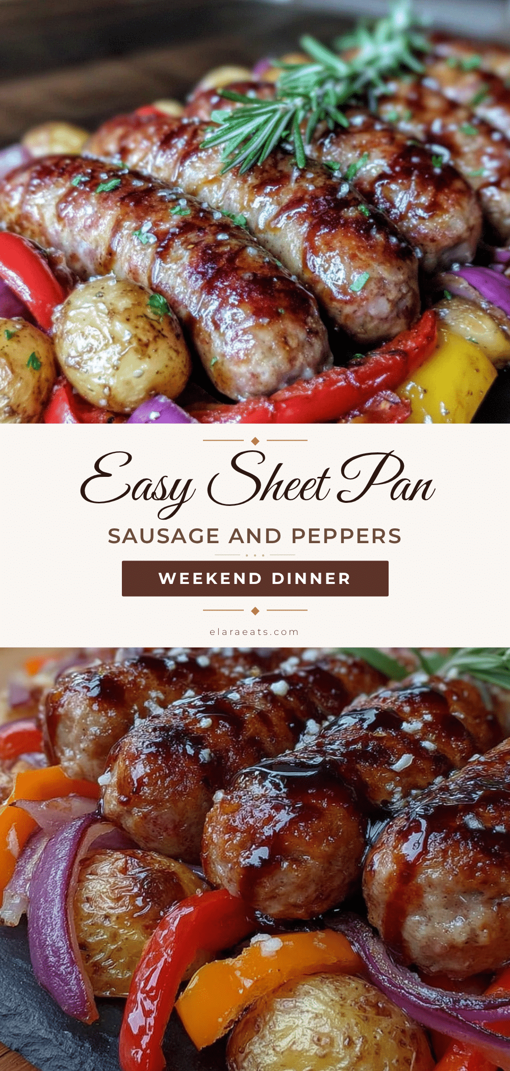 sheet pan sausage and peppers with potatoes recipe