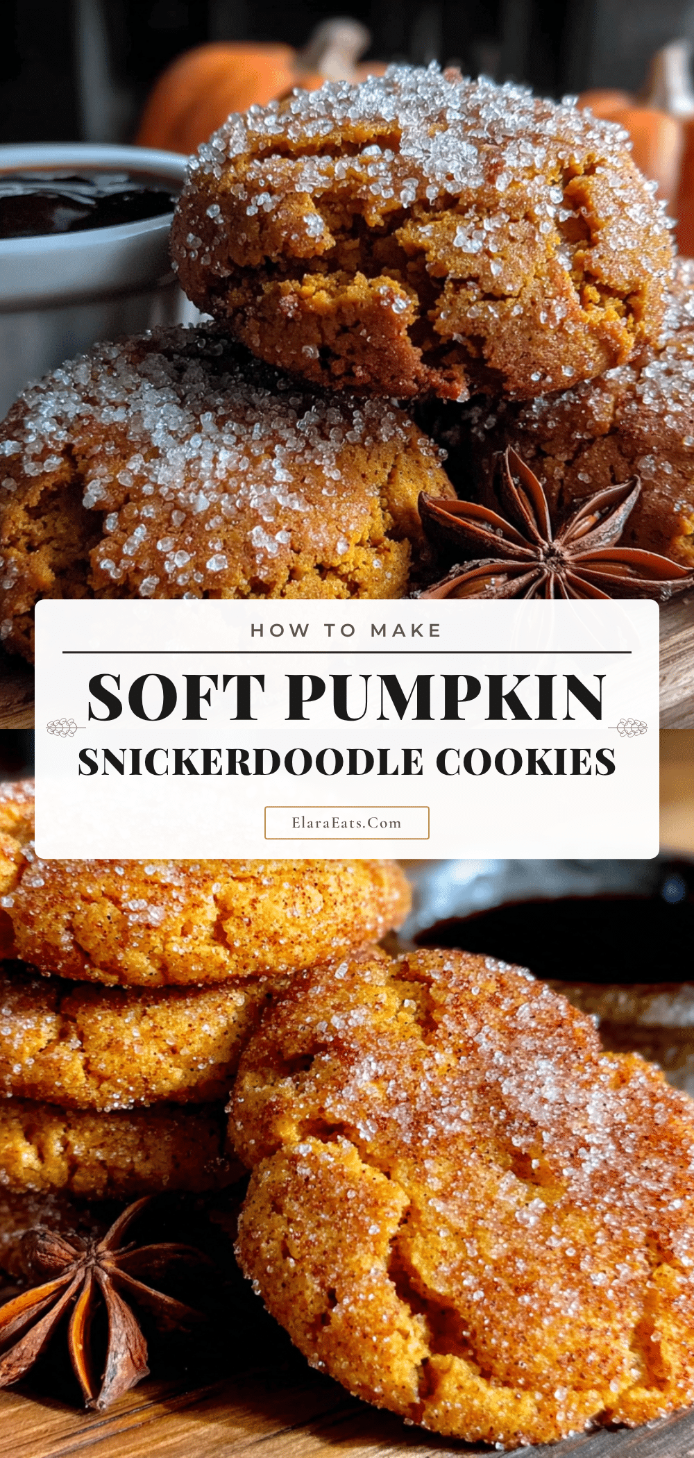 small-batch pumpkin snickerdoodle cookies recipe