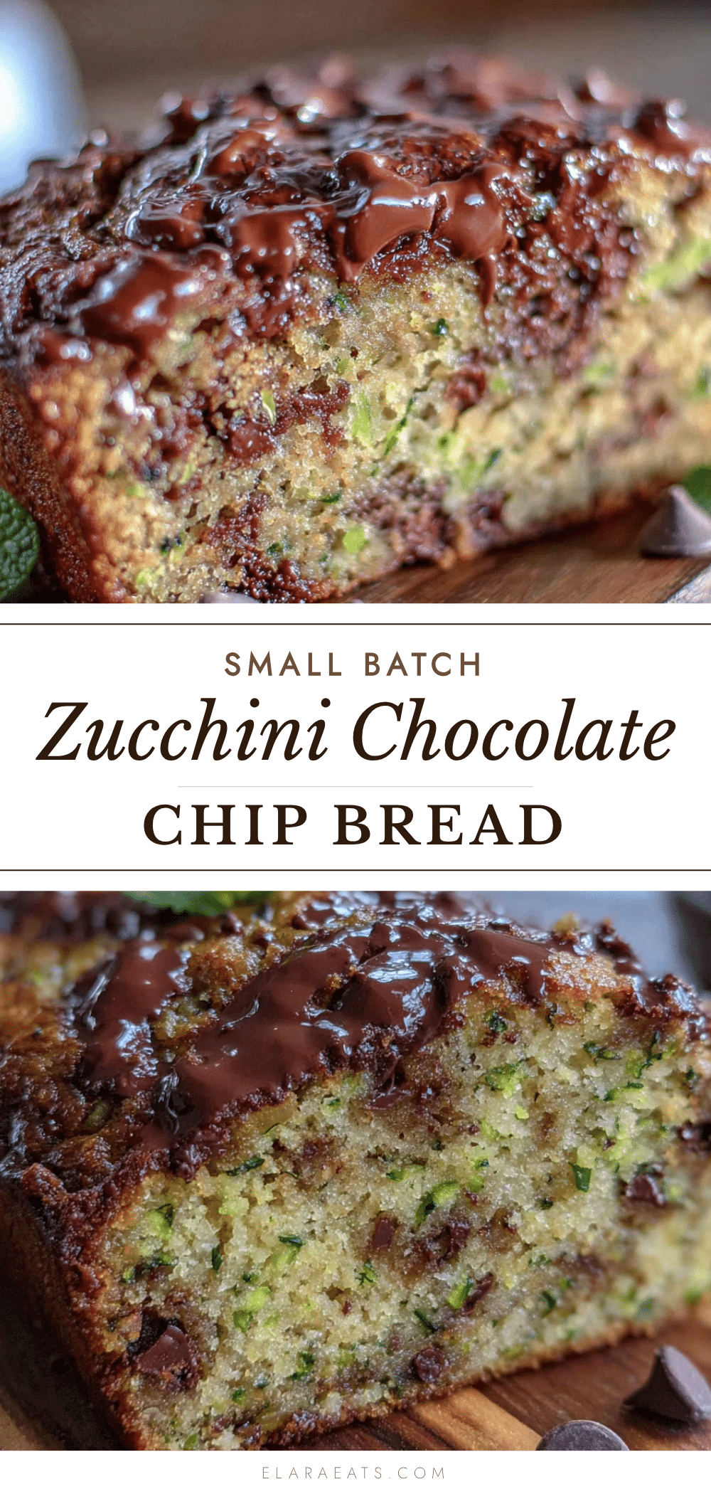 small-batch zucchini chocolate chip bread recipe
