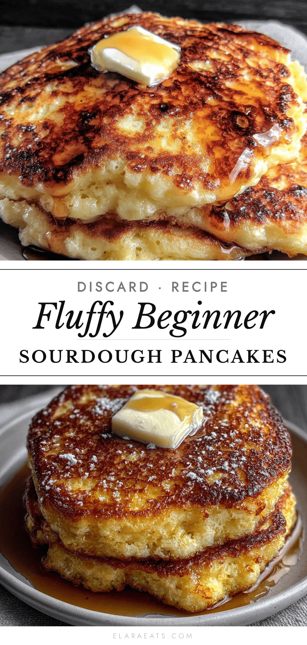 sourdough discard pancakes recipe