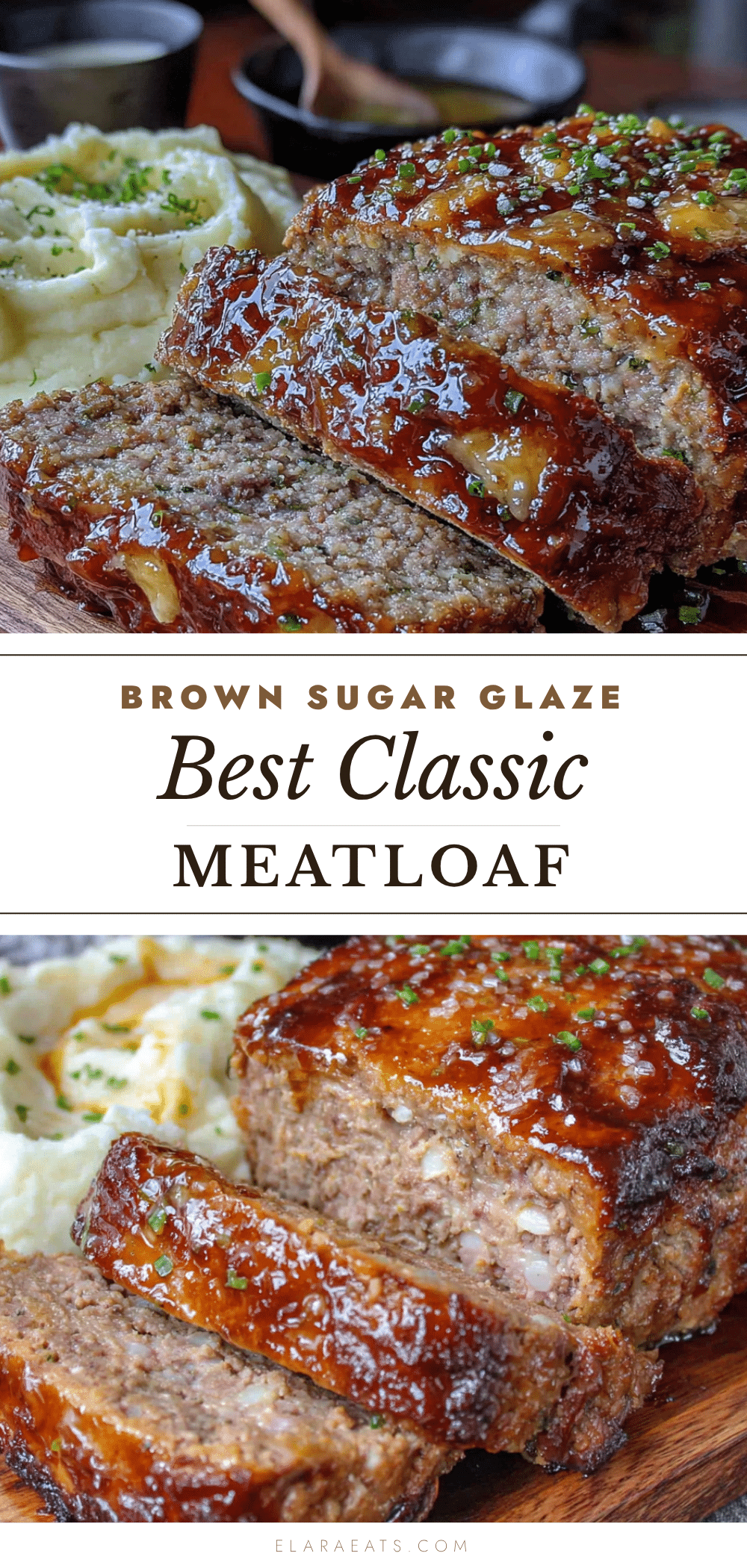 best classic meatloaf with brown sugar glaze recipe