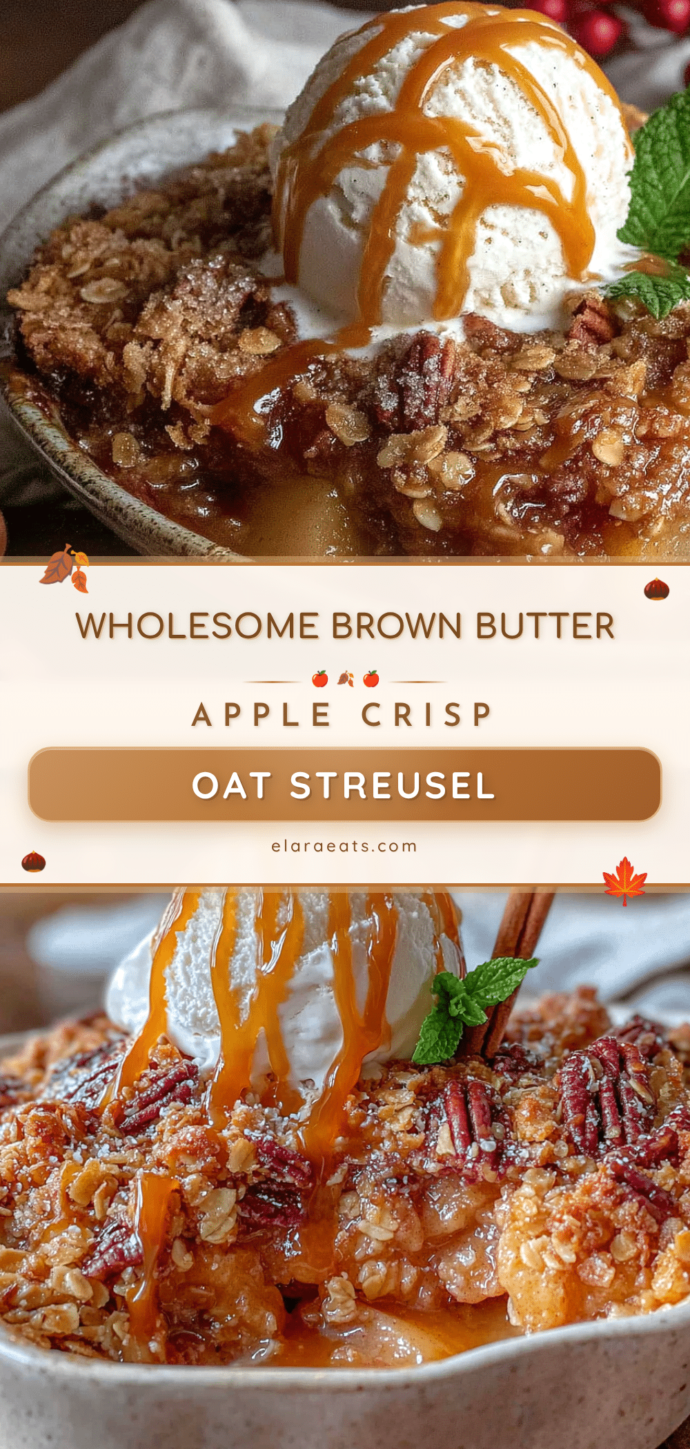 brown butter apple crisp recipe