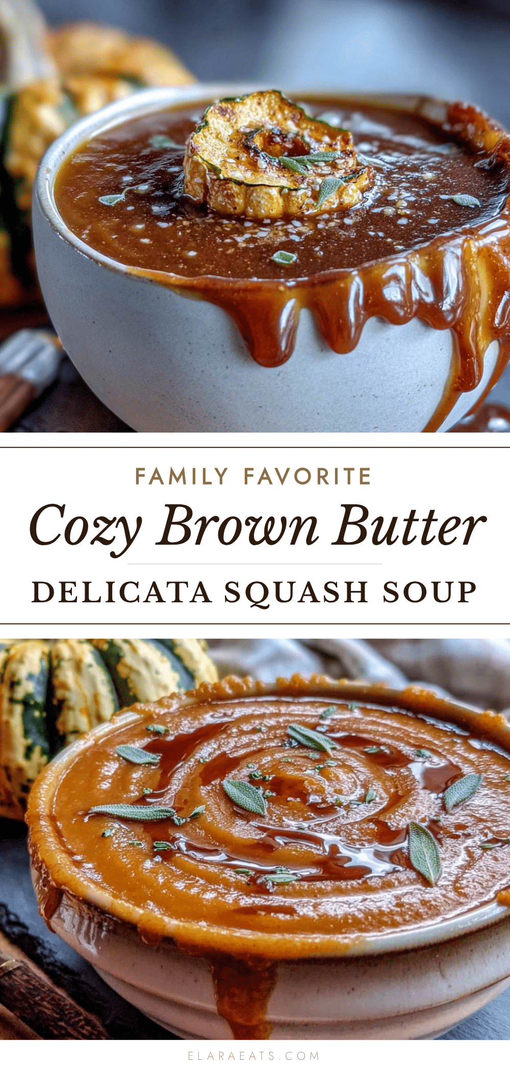 brown butter delicata squash soup recipe