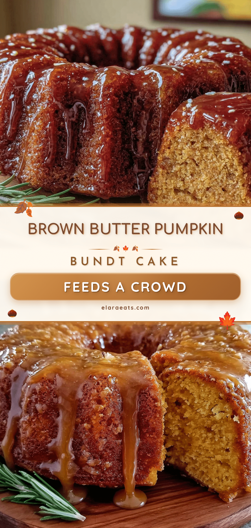 brown butter pumpkin bundt cake recipe