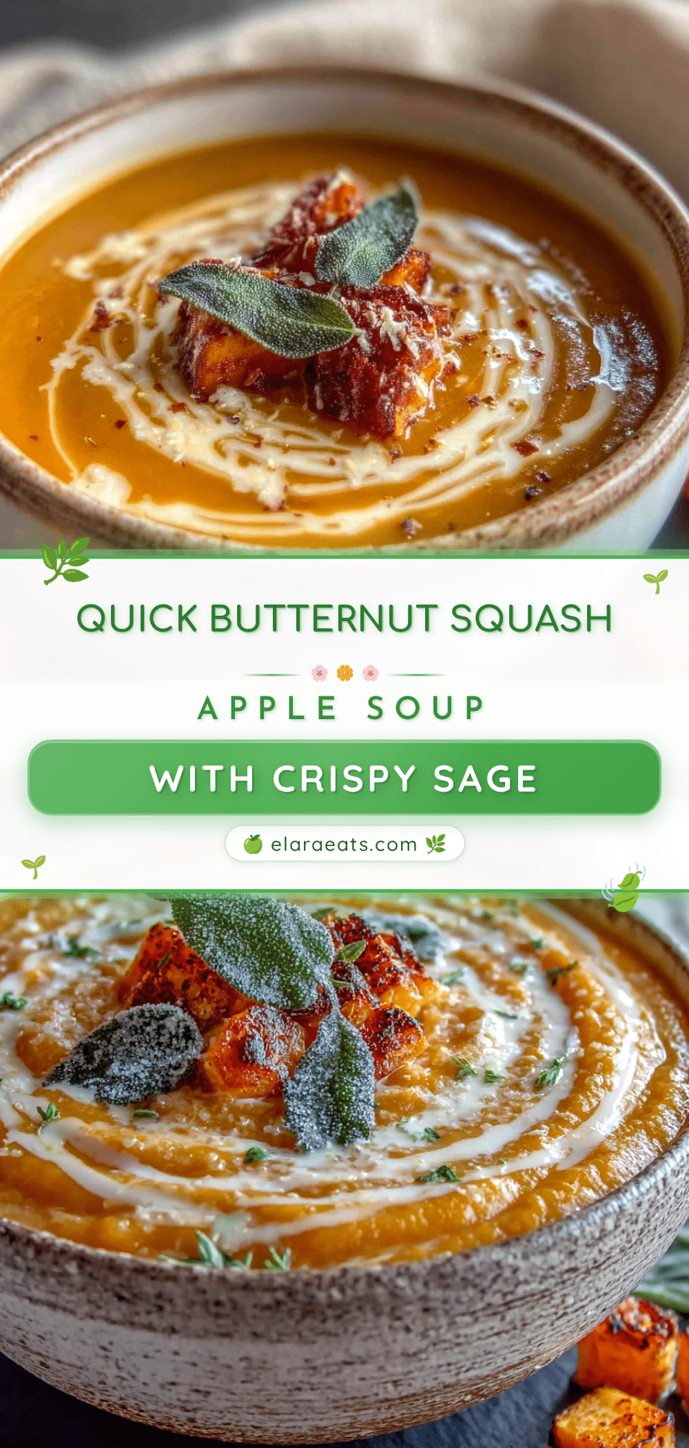 butternut squash apple soup recipe