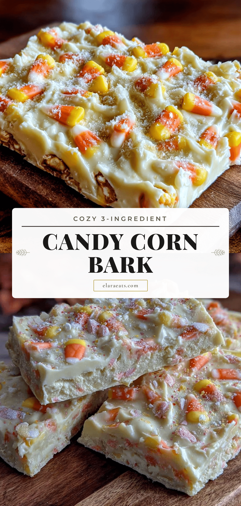 candy corn bark recipe