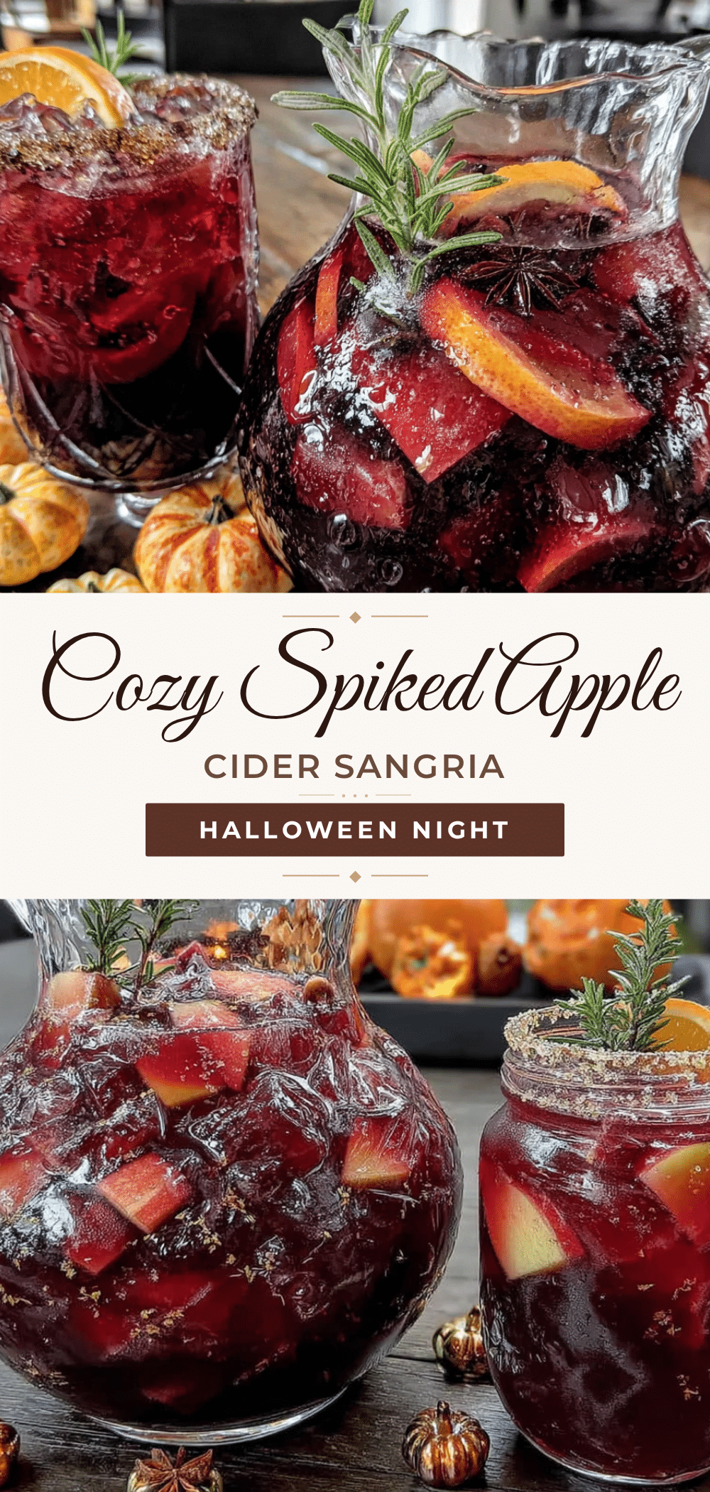 cozy spiked apple cider sangria recipe