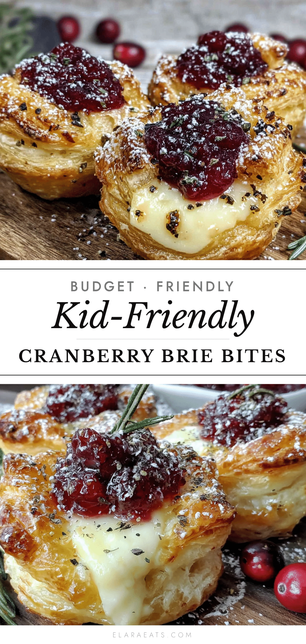 cranberry brie bites recipe