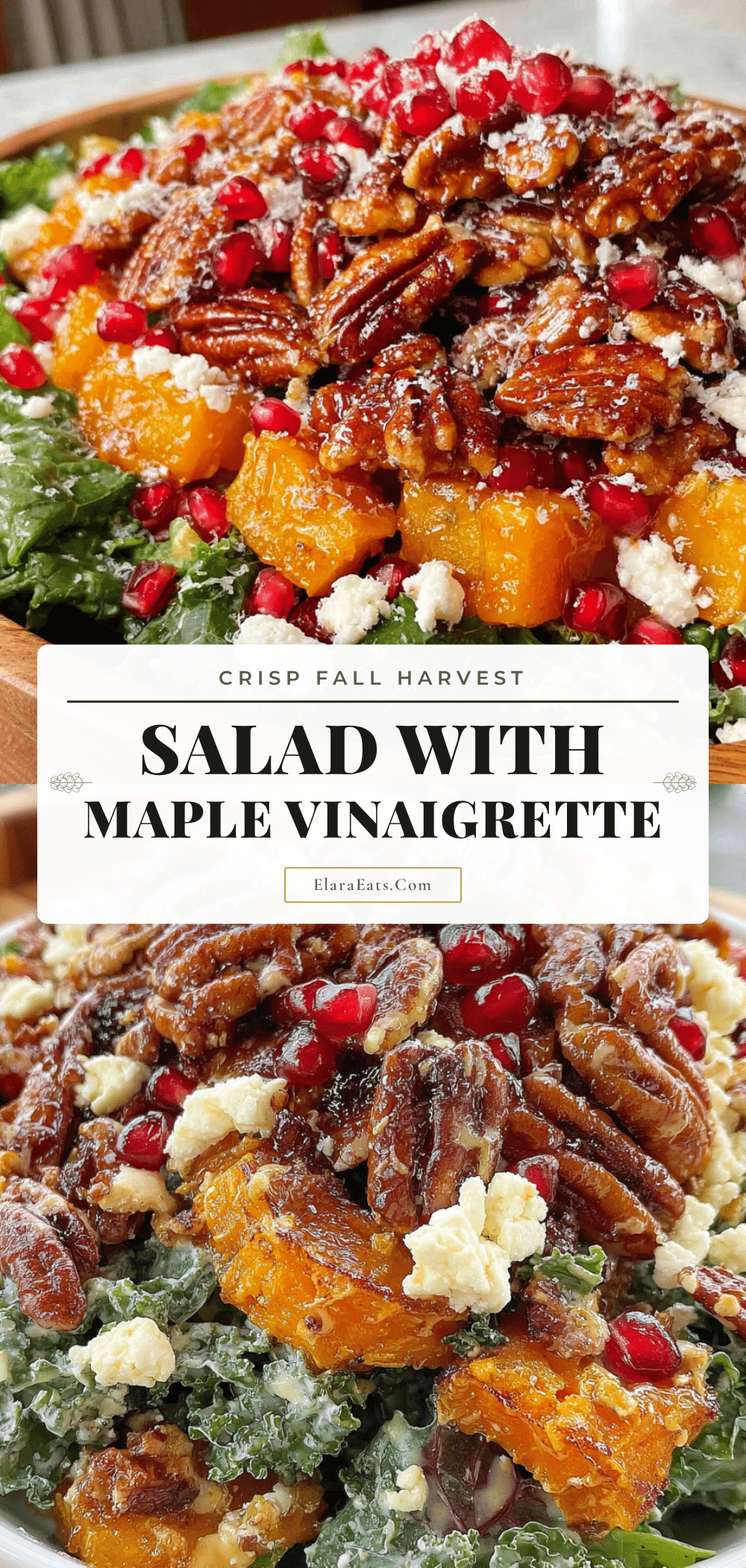 crisp fall harvest salad with maple vinaigrette recipe