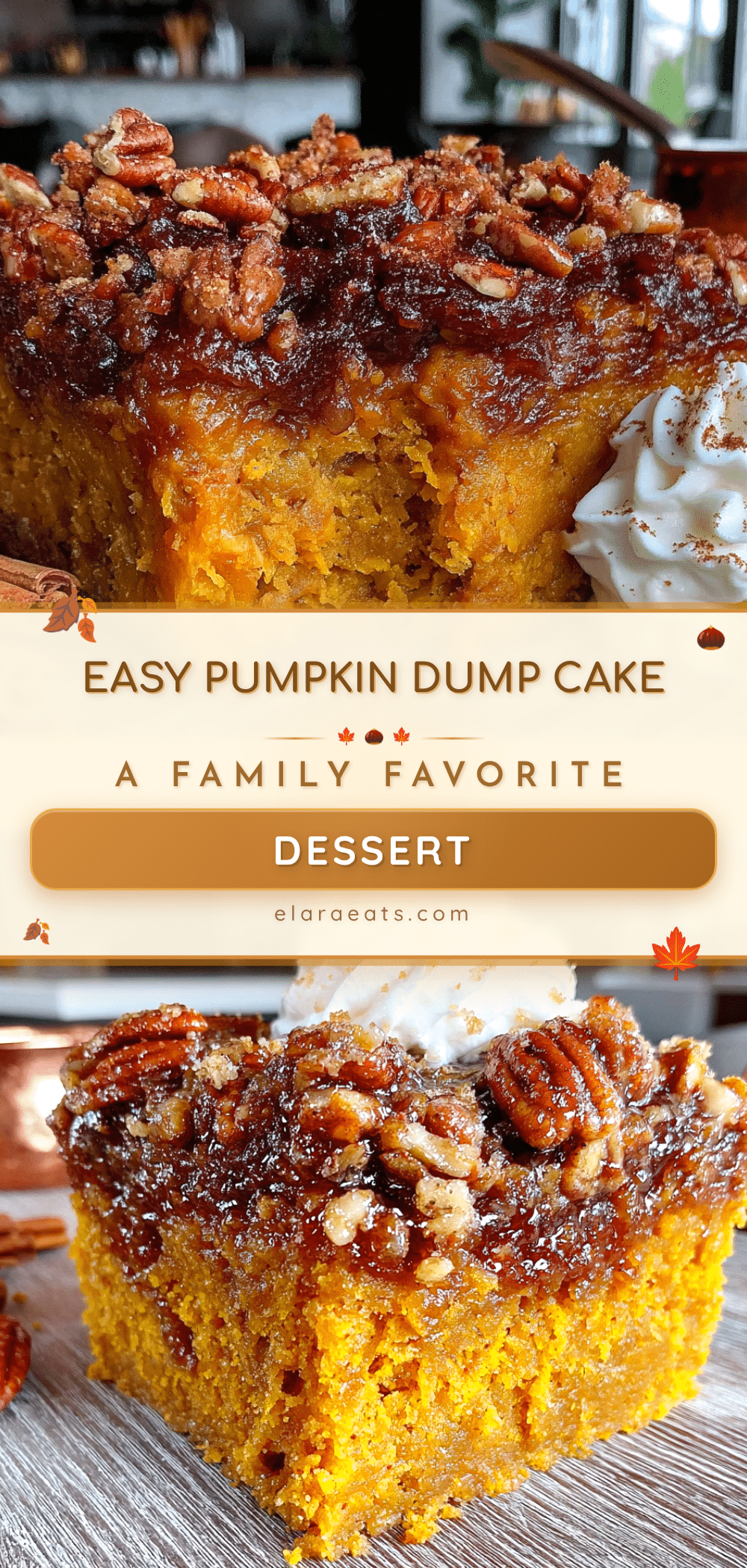 easy pumpkin dump cake recipe