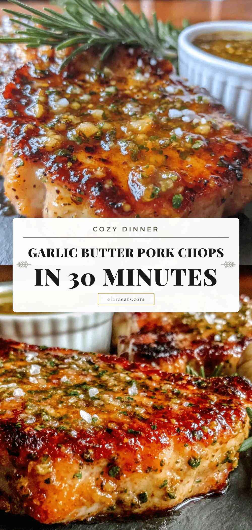 garlic butter pork chops recipe