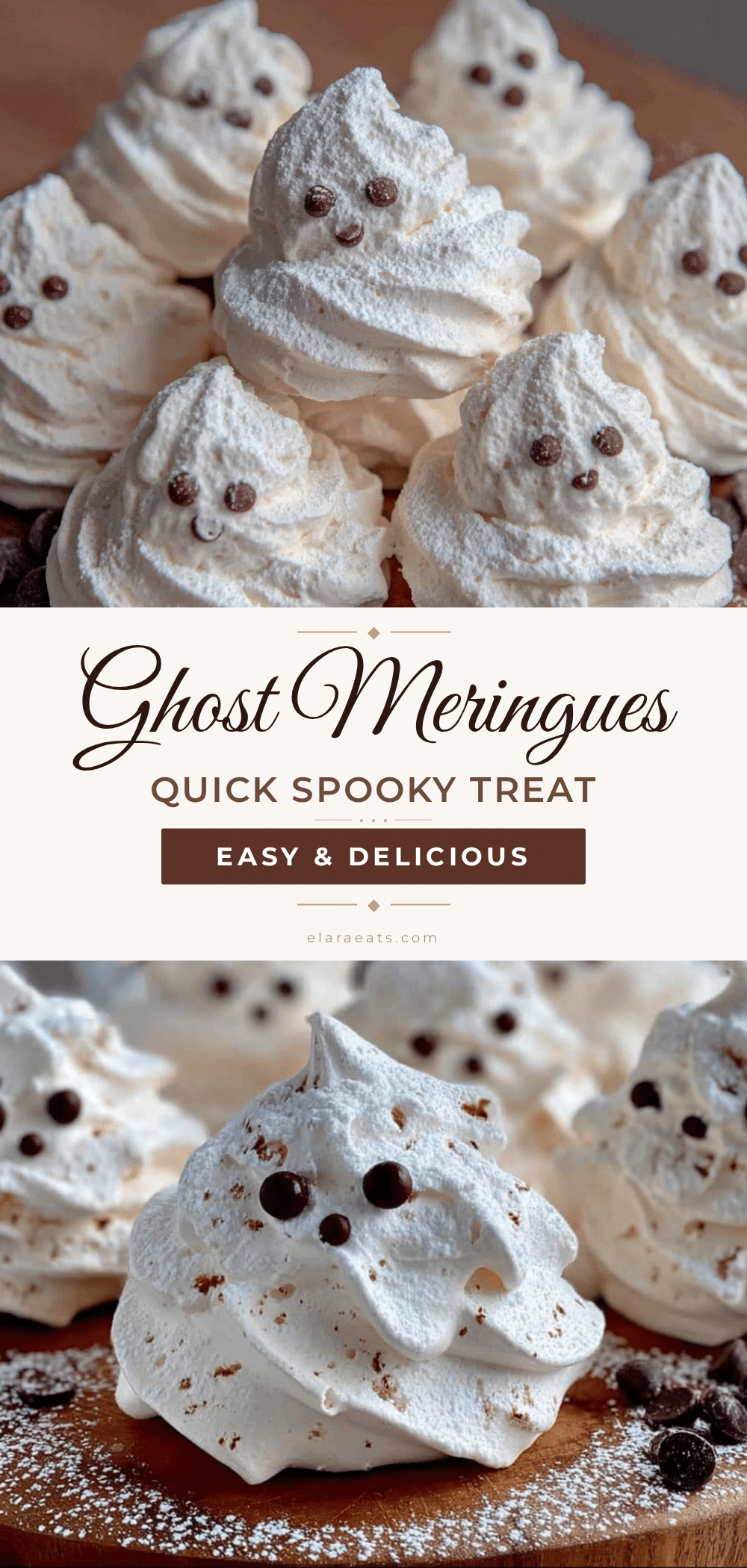 ghost meringue cookies recipe