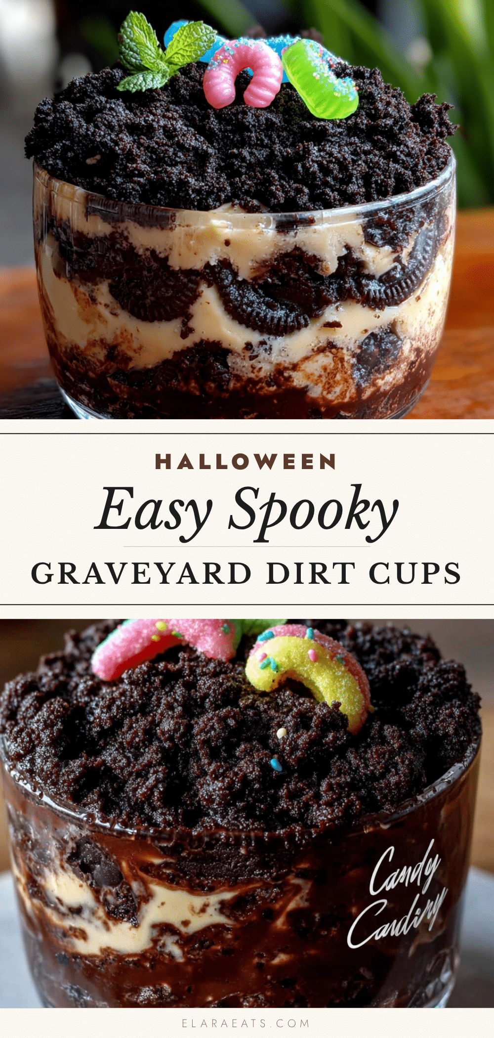 graveyard dirt cups recipe