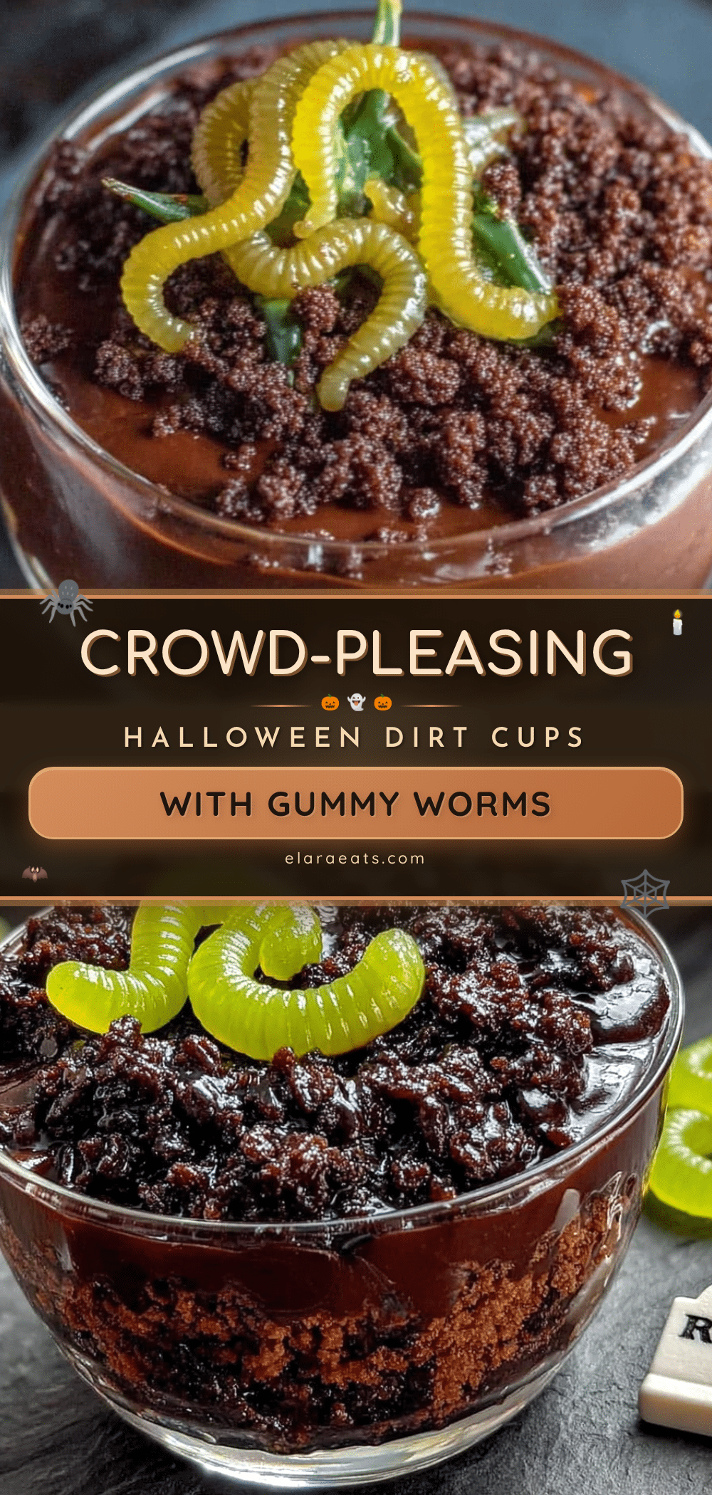 halloween dirt cups recipe