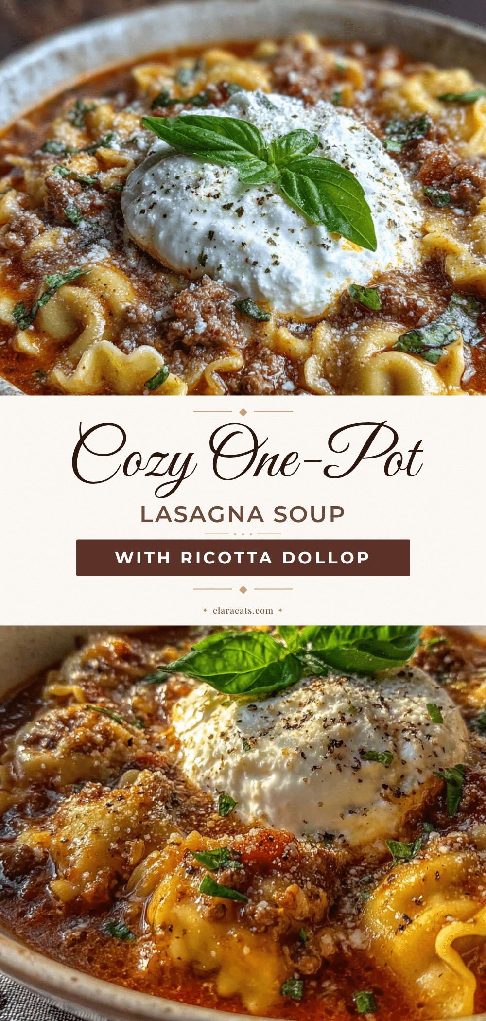 lasagna soup recipe