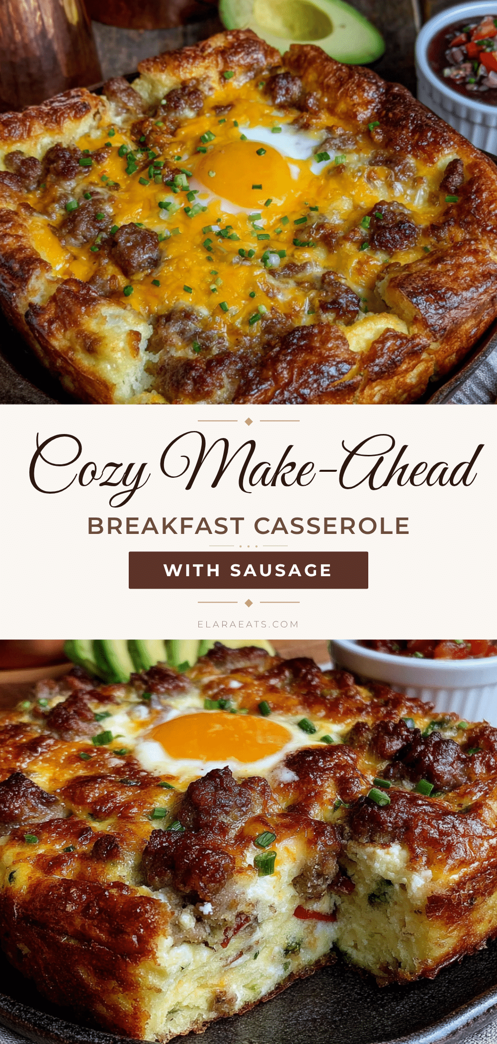 make-ahead breakfast casserole with sausage recipe