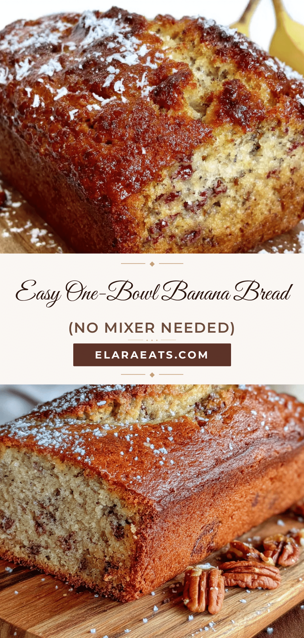 one bowl banana bread recipe