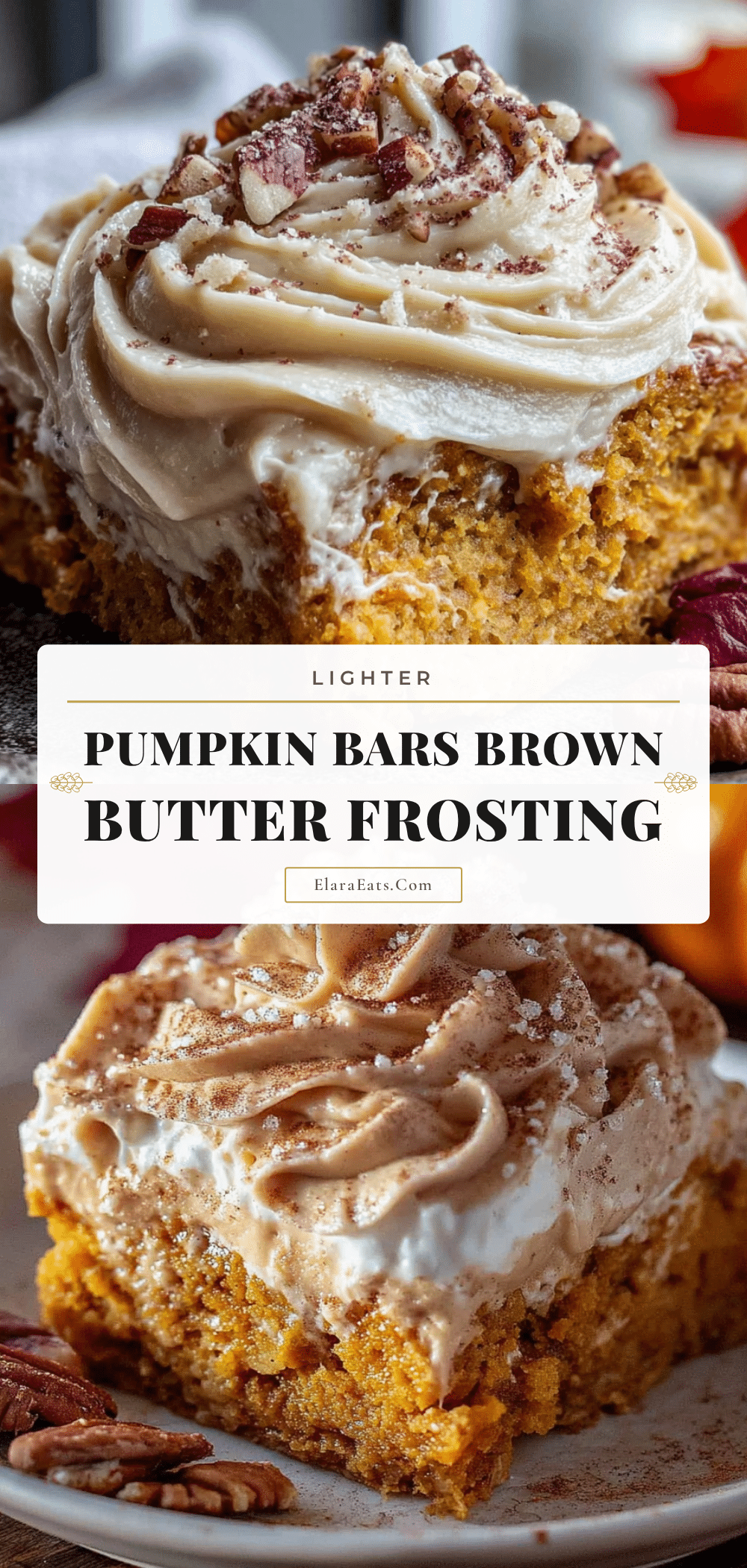 pumpkin bars with brown butter frosting recipe