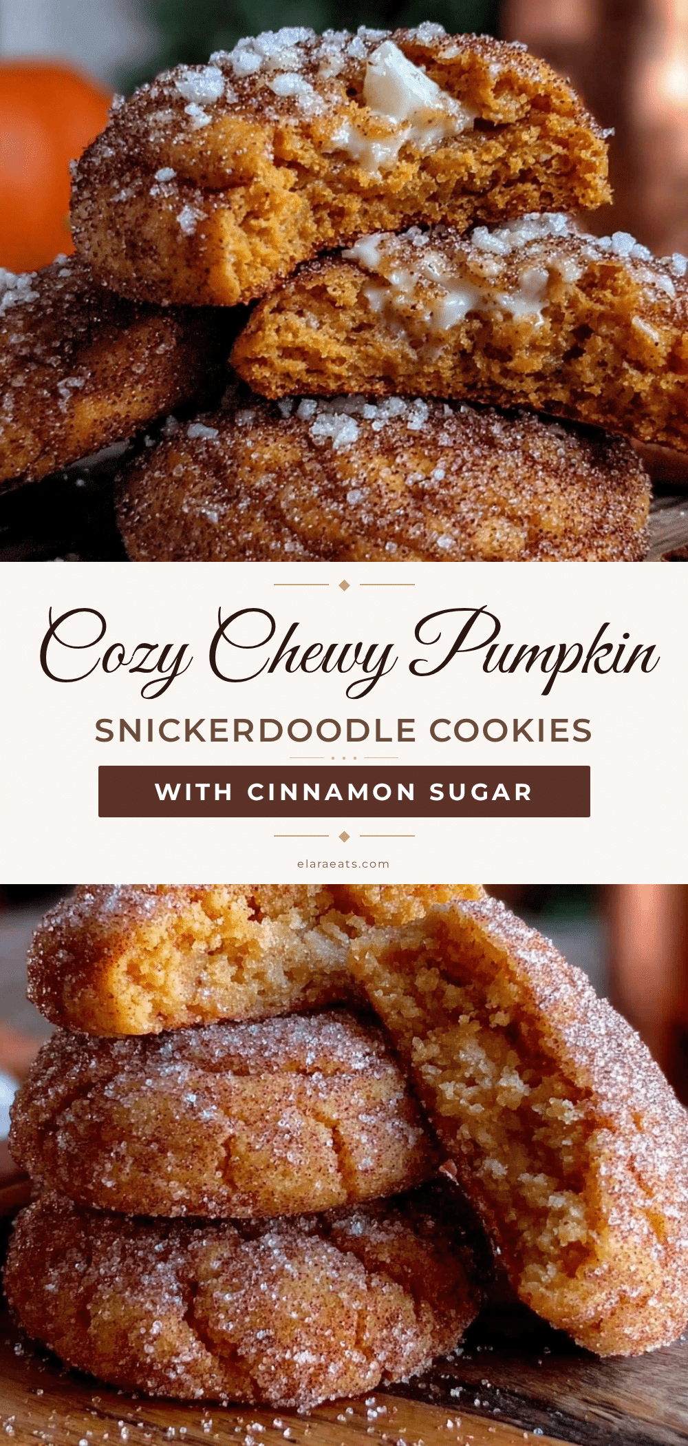 pumpkin snickerdoodle cookies recipe