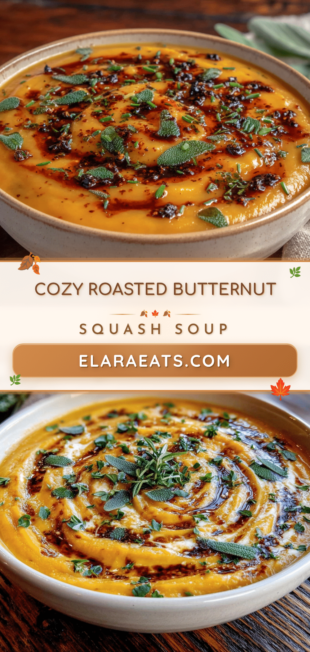 roasted butternut squash soup recipe