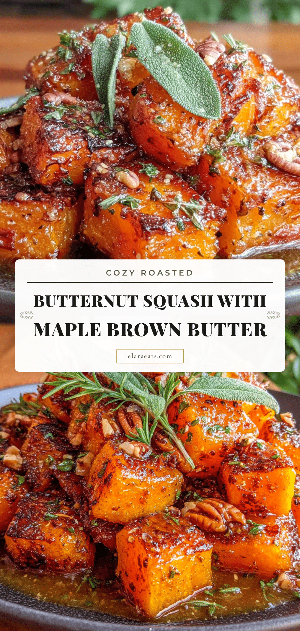 roasted butternut squash with maple brown butter recipe