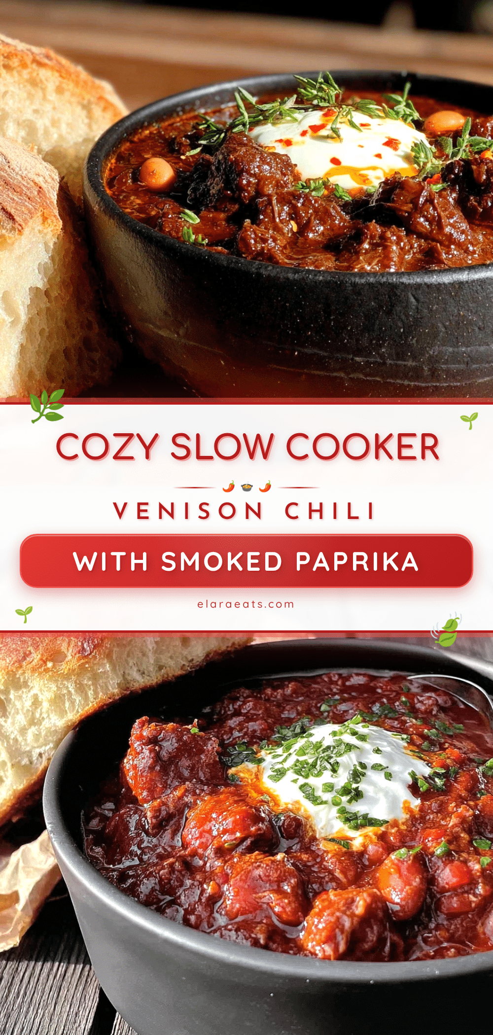 slow cooker venison chili recipe