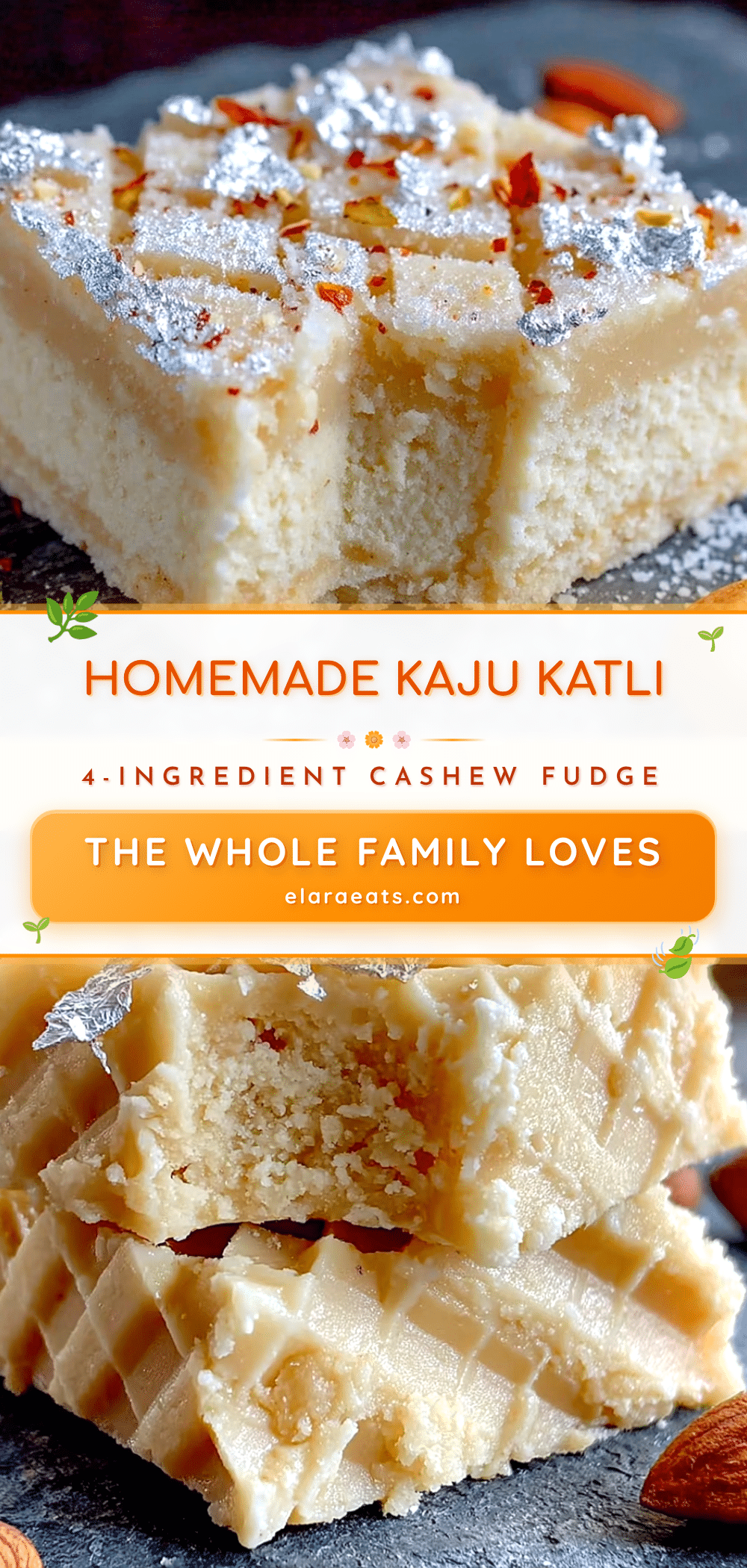 4-Ingredient Homemade Kaju Katli recipe