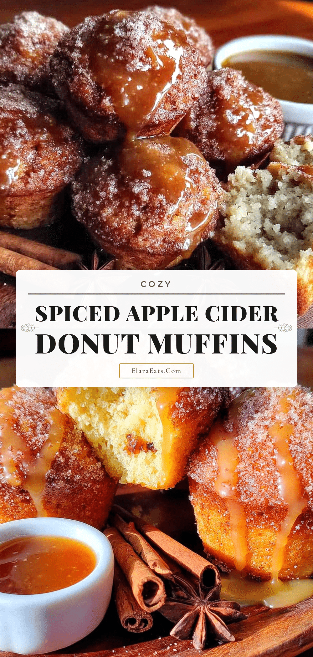 apple cider donut muffins recipe