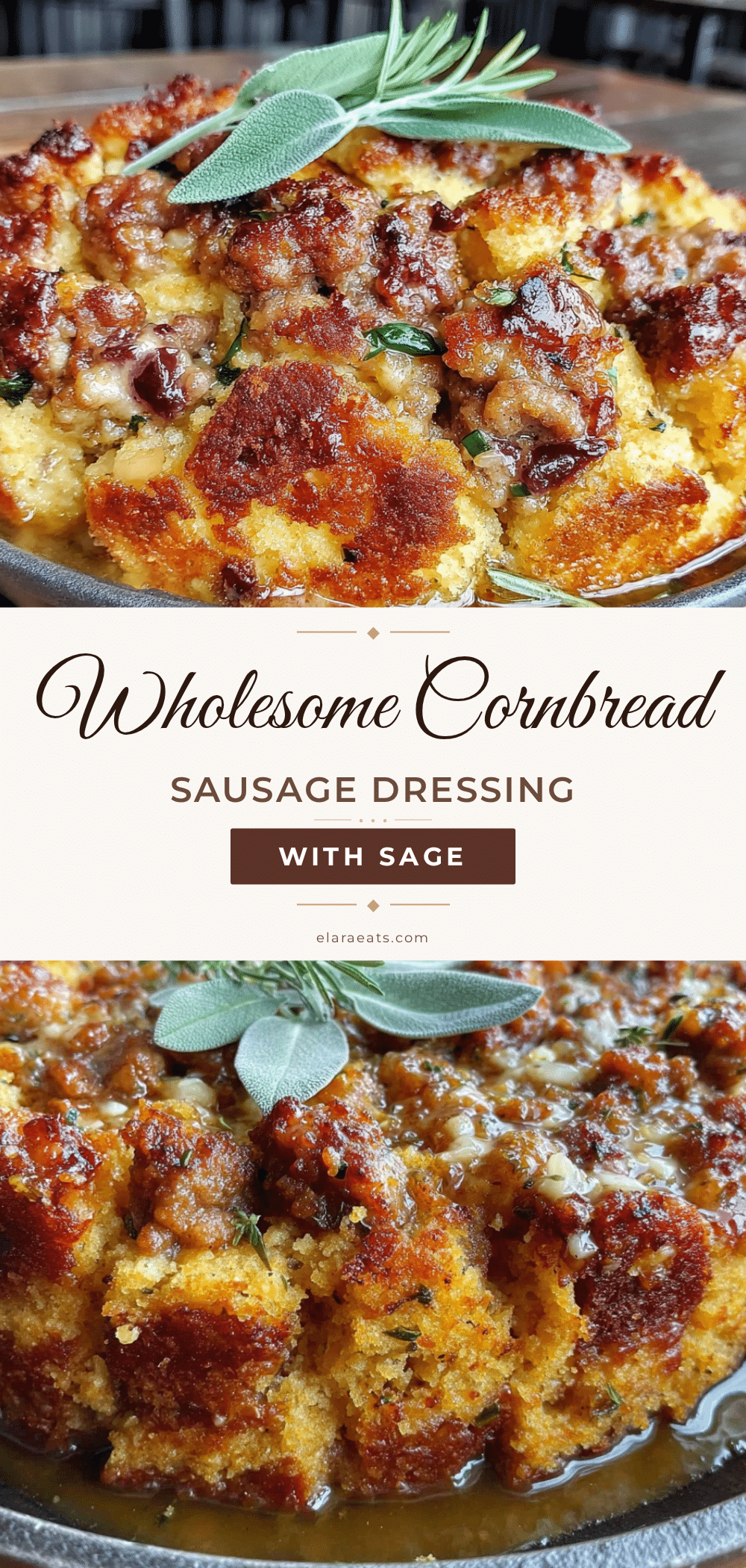 cornbread sausage dressing recipe
