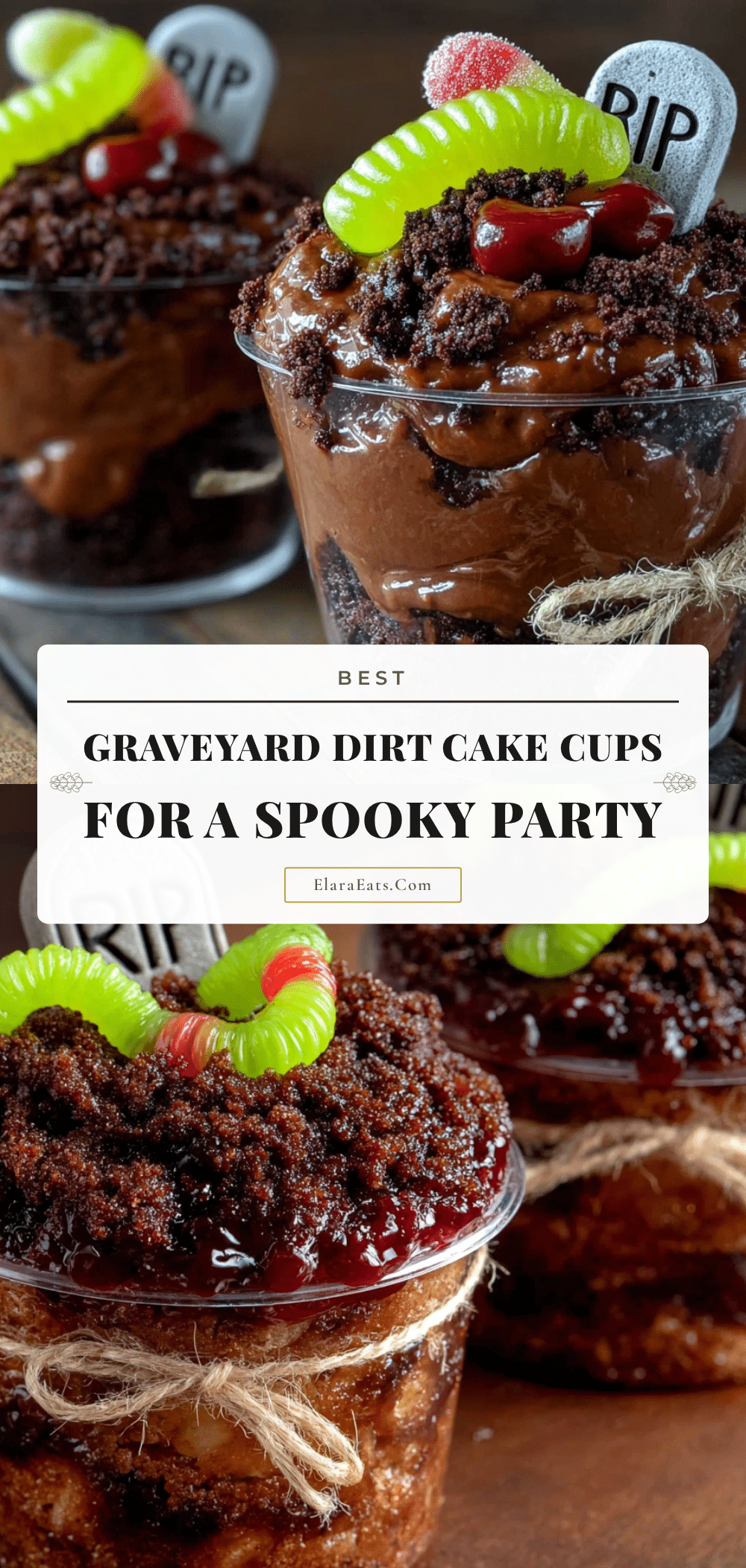 graveyard dirt cake cups recipe