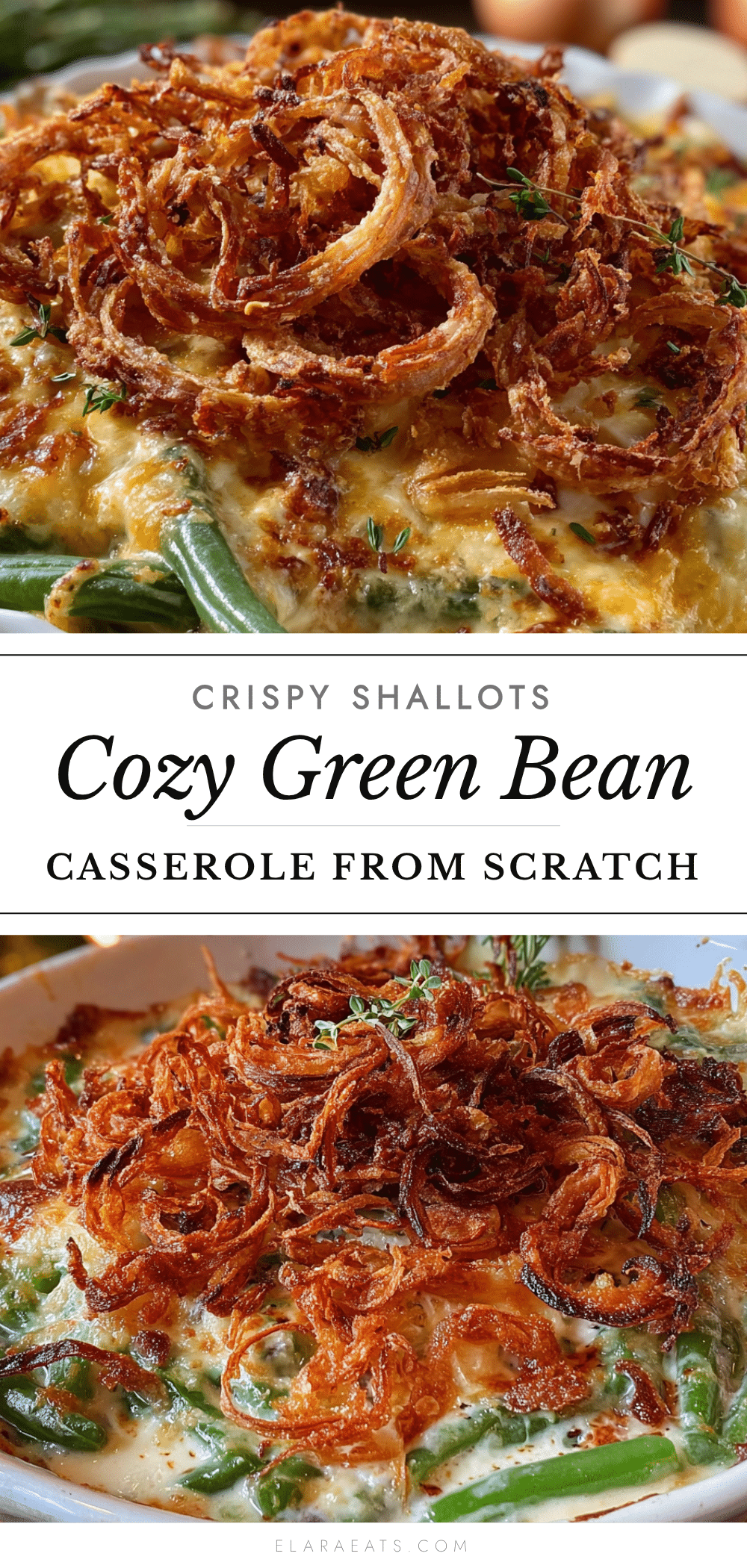 green bean casserole from scratch recipe