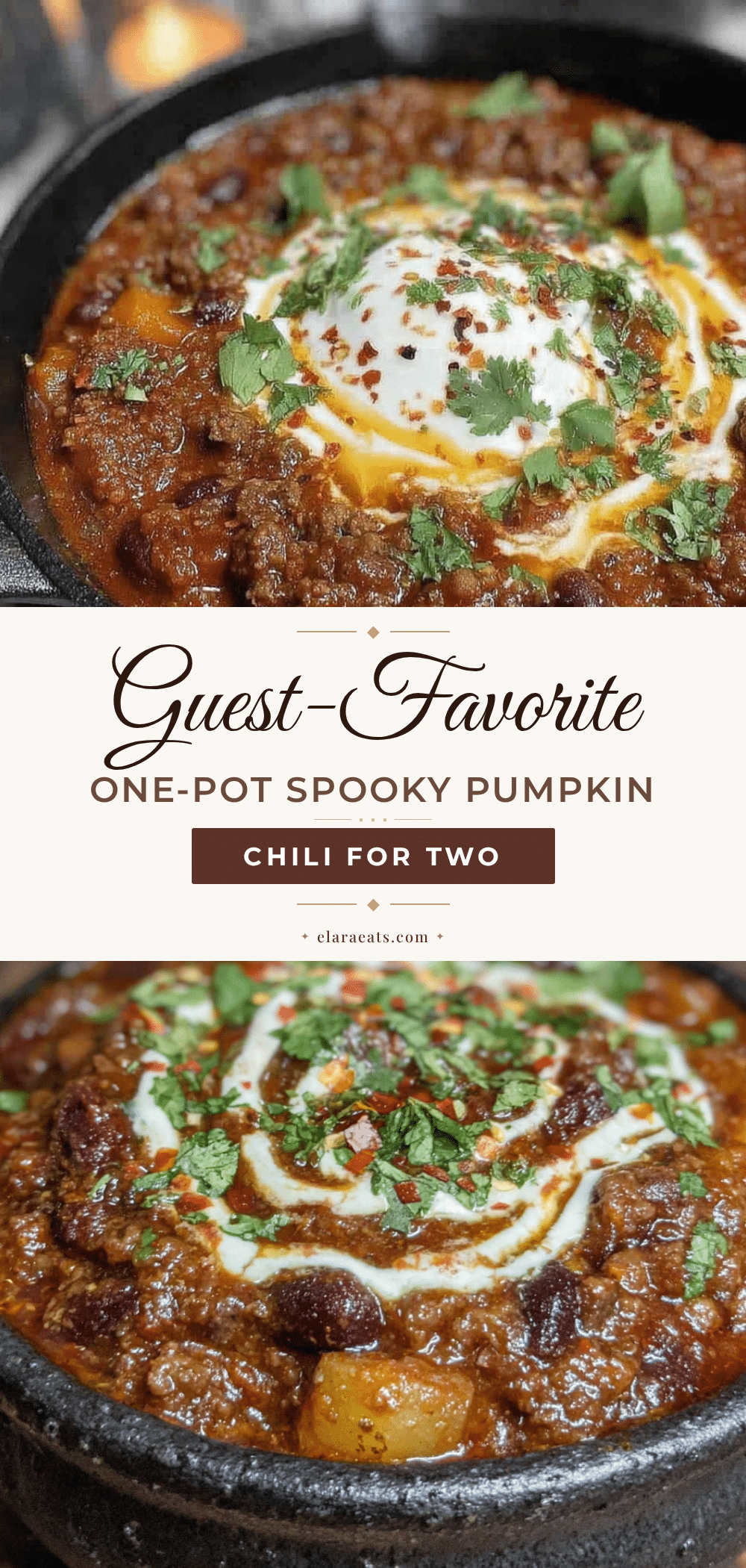 one-pot pumpkin chili recipe
