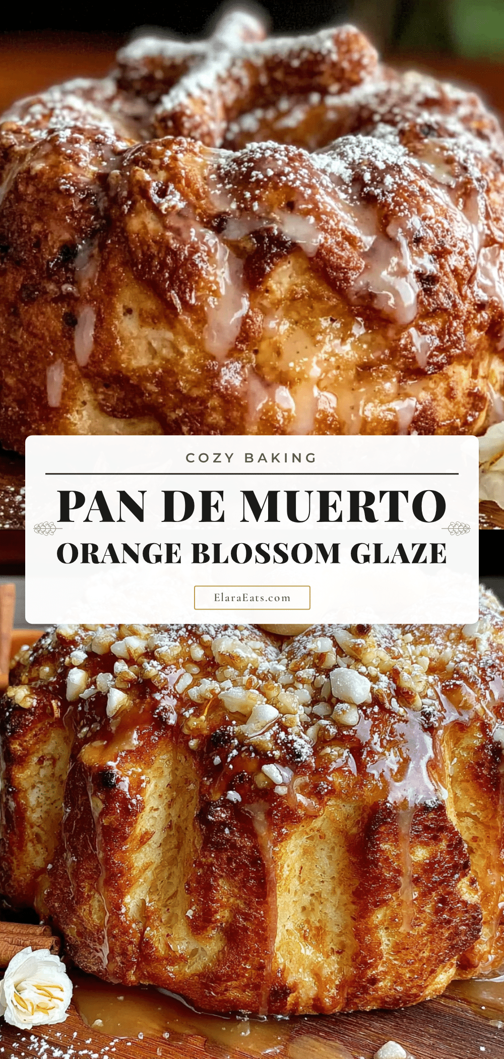 pan de muerto with orange blossom glaze recipe