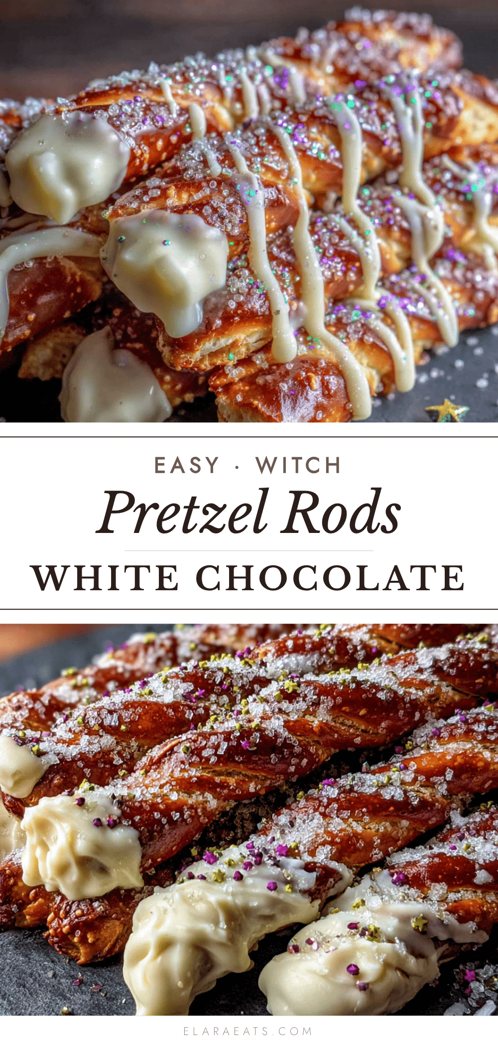 witch finger pretzel rods recipe